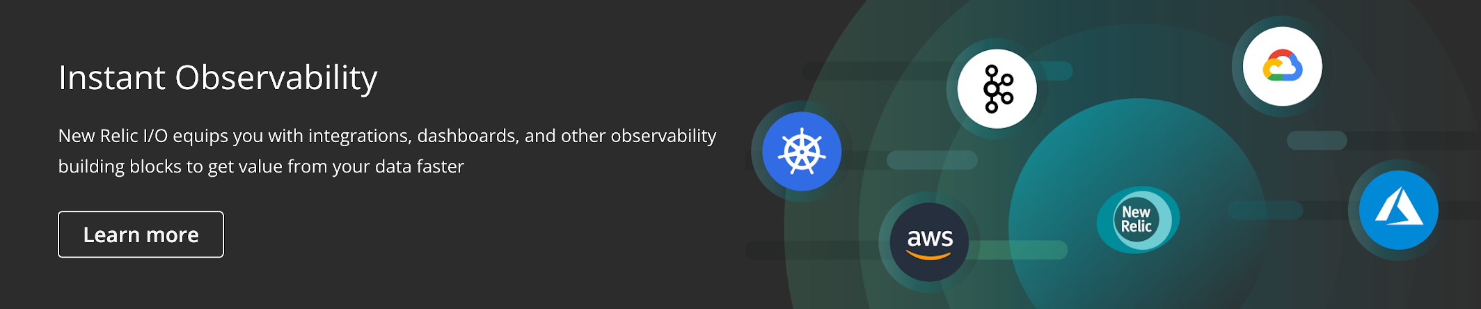 Get started with New Relic Instant Observability.